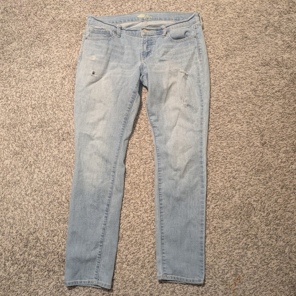 Old Navy Light Wash The Diva Straight Leg Jeans